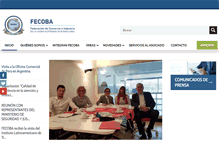 Tablet Screenshot of fecoba.org.ar